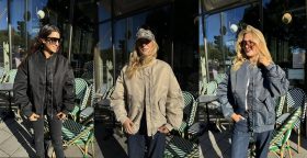 Bomberjacke blau, Bpomerjacke oversized