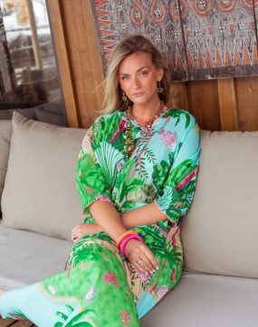 Place du Soleil blouse with jungle print