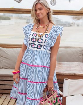Place du Soleil crochet dress