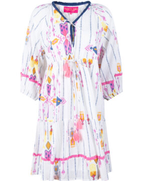 Place du Soleil dress with ornamental print