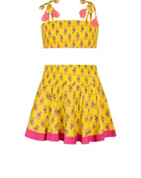 Place du Soleil Kids set with floral print